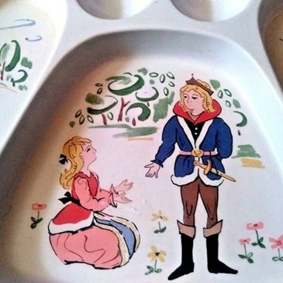 VTG 1950’/60’s Noritake Melamine “Snow White” Divided Dish-VGC - Picture 3 of 7